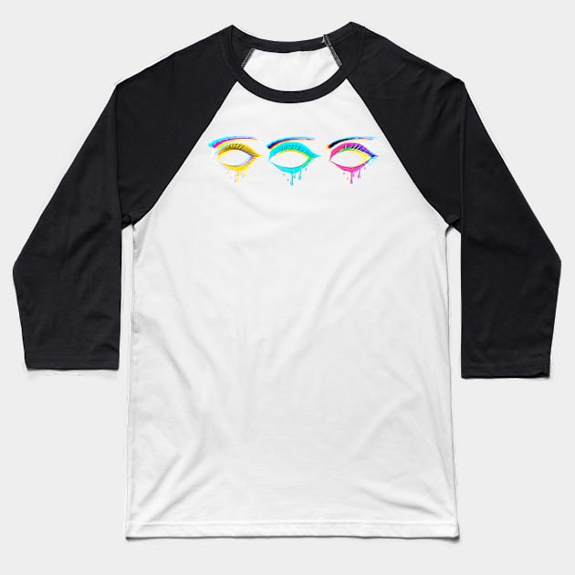 Copy of Neon Triple Eye Baseball T-Shirt by RavenRarities